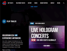 Tablet Screenshot of hologramusa.com